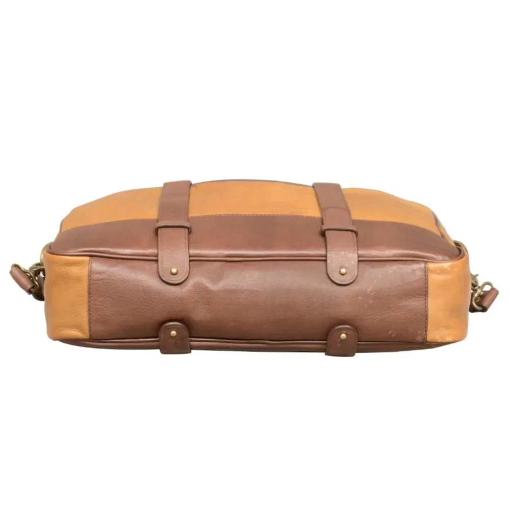Cole Haan Rustic Zip Top Briefcase Laptop Bag